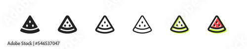 Pizza set icon. Fast food, street foos, eat, meal, dinner, , french fries, high-calorie, deep fried potatoes, burger, sandwich. Fatty food concept. Vector line icon on white background