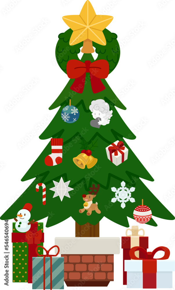 Fototapeta premium クリスマスツリー01++