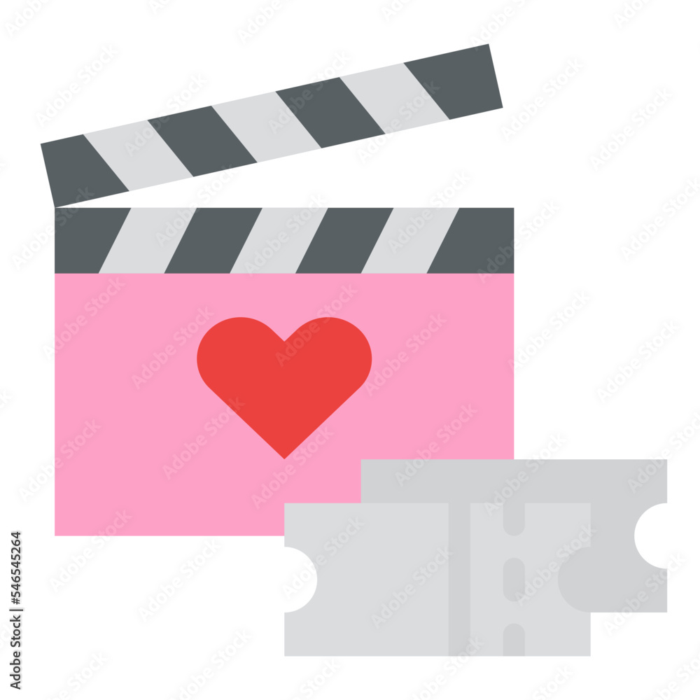 movie night love romantic dating icon