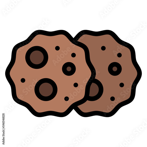 cookies snack sweet chocolate icon