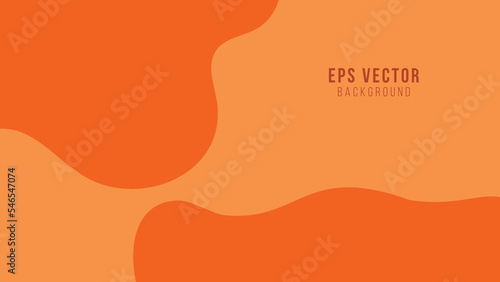 Orange Liquid background EPS Vector Editable