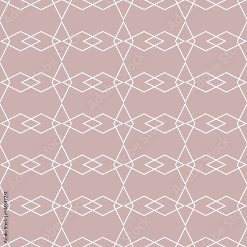 Tile white and pastel pink background or vector pattern