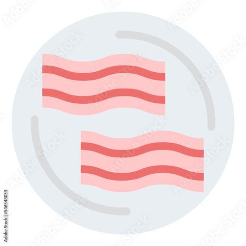 bacon fast food food meat icon
