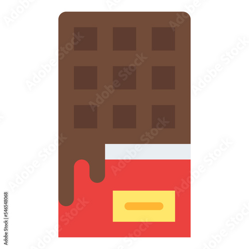 chocolate bar snack sweet chocolate icon