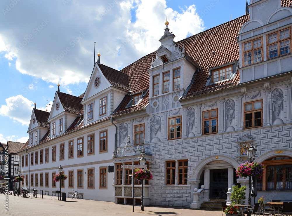 Historical City Hall in the Old Town of Celle, Lower Saxony