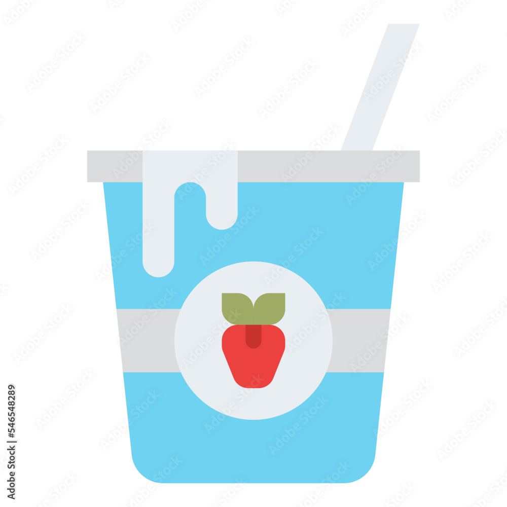 yogurt healthy milk food icon yogurt healthy milk food icon