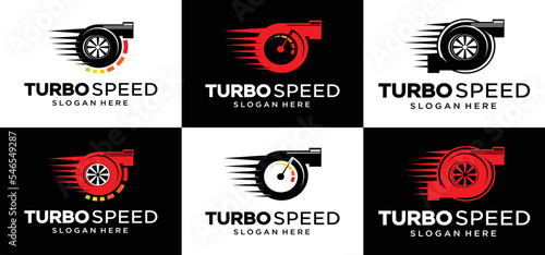 turbo speed logo, speed automotive logo, turbo speed, turbo engine mechanics. photo