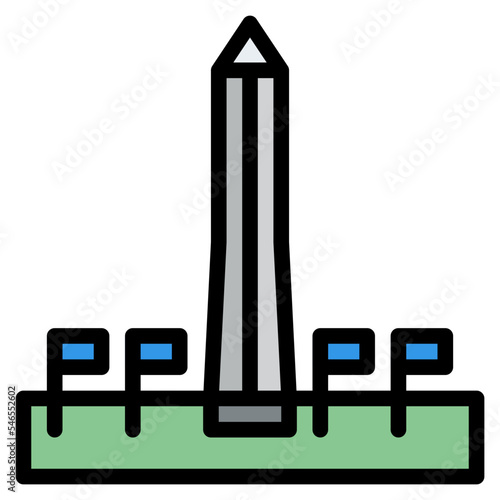 washington monument dc landmark icon