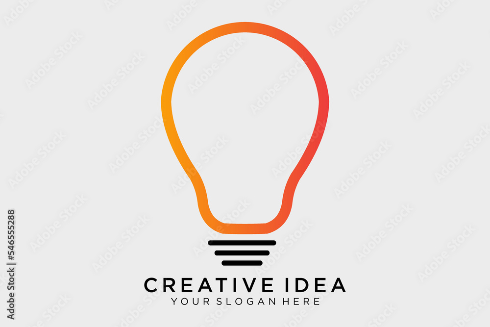 Light bulb logo. Light bulb icon. Creative logo. Creative ideas concept. Idea icon. Idea logo Light bulb logo. Light bulb icon. Creative logo. Creative ideas concept. Idea icon. Idea logo