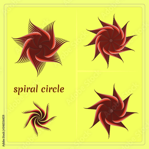 spiral circle cyclone fractal swirl coil