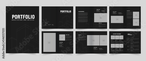 Architecture portfolio or Architecture brochure or Interior portfolio or Portfolio template