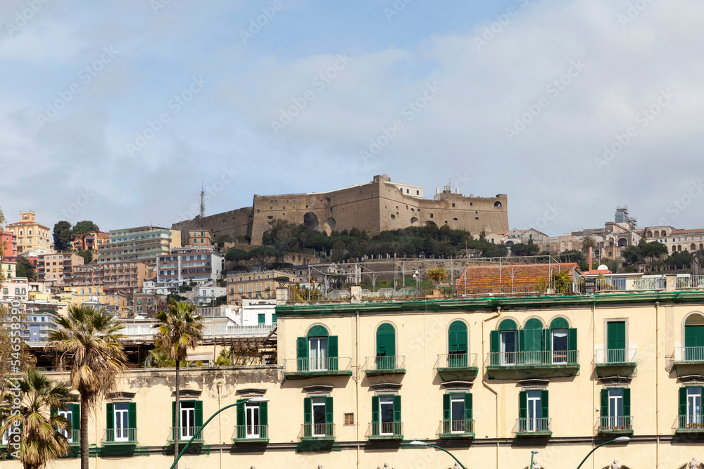 The Castel Sant'Elmo overlooking Naples atop of Vomero hill