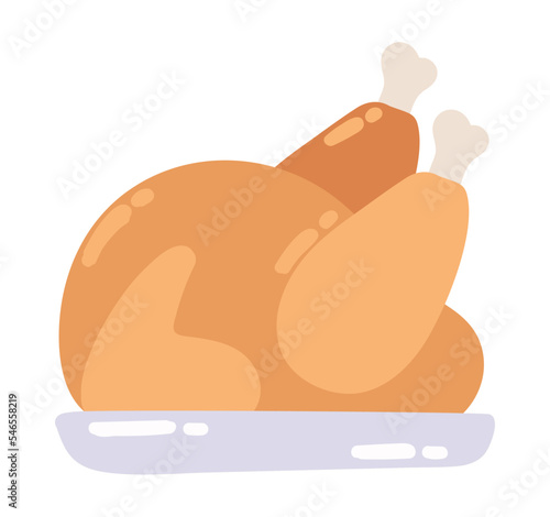 roasted chicken icon