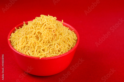 indian spicy snack besan sev, indian snacks, diwali food