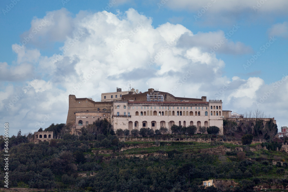 The Certosa di San Martino and Castel Sant'Elmo overlooking Naples