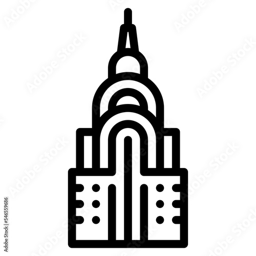 chrysler building new york landmark icon