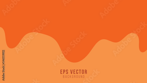 Orange Liquid background EPS Vector Editable