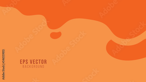 Orange Liquid background EPS Vector Editable
