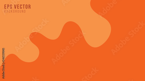Orange Liquid background EPS Vector Editable