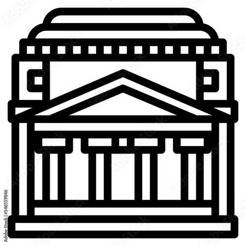 pantheon temple church landmark italy icon