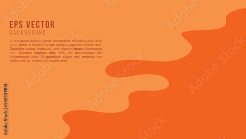 Orange Liquid background EPS Vector Editable