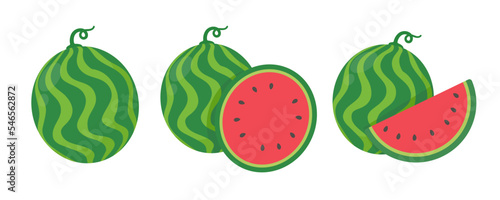 Red watermelon. Sweet fruit for health. Gives freshness during summer