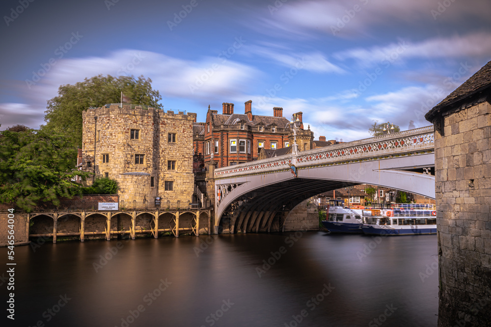 York - May 24 2022: Medieval town of Whitby, England. 2022: Medieval old town of York in Yorkshire, England.