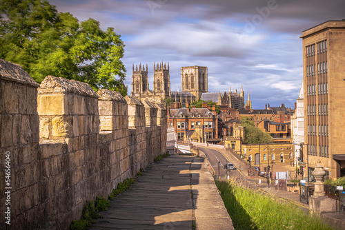 York - May 24 2022: Medieval town of Whitby, England. 2022: Medieval old town of York in Yorkshire, England.