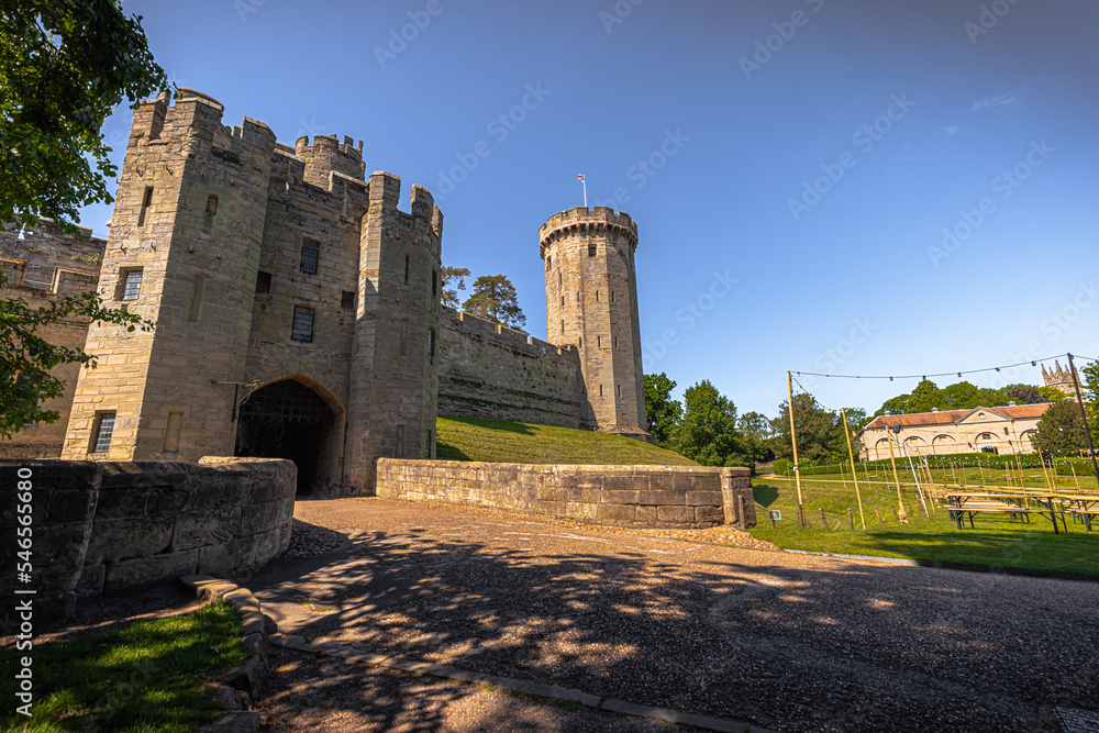 Obraz premium Warwick - May 27 2022: Epic Castle of Warwick, England.