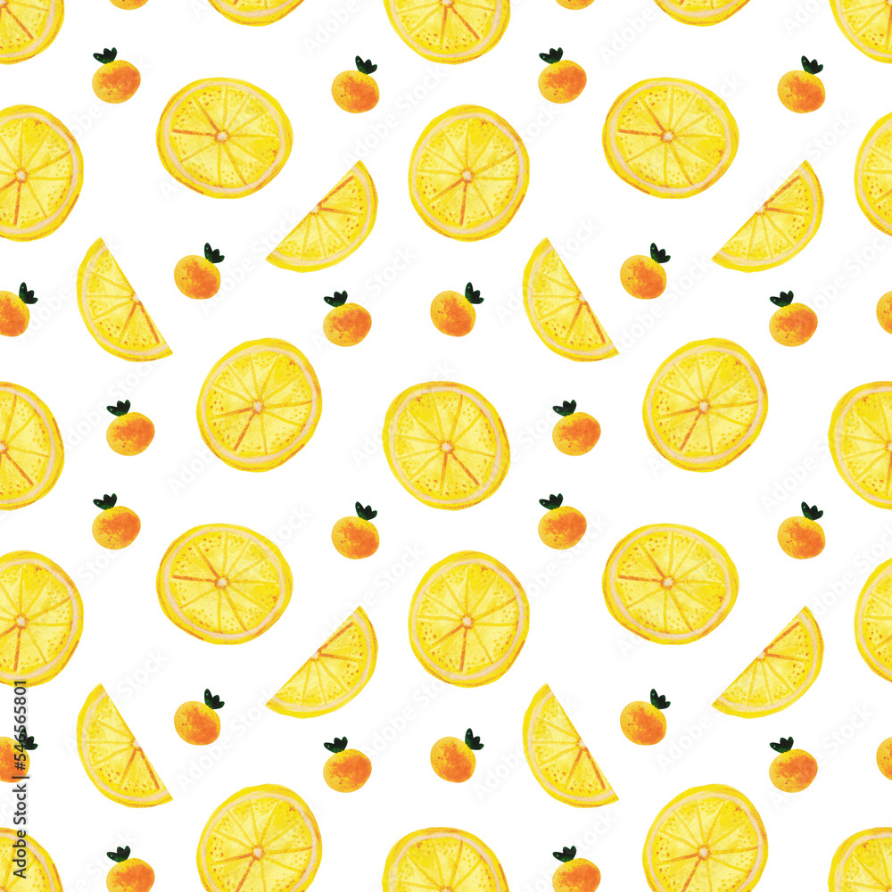 Seamless pattern with lemon Seamless pattern with lemon