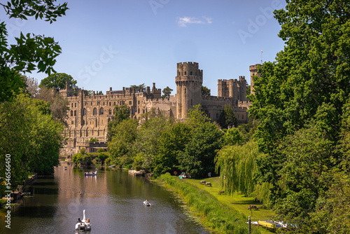 Warwick - May 27 2022: Epic Castle of Warwick, England.