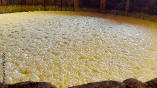 Fermenting Whisky in a Cypress Fermenter