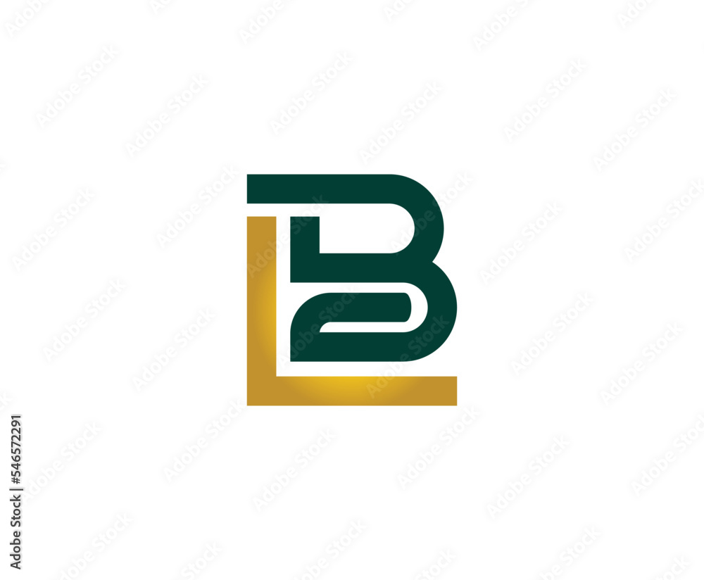 Simple Elegant Initial Letter BL Logo Design Template Simple Elegant Initial Letter BL Logo Design Template