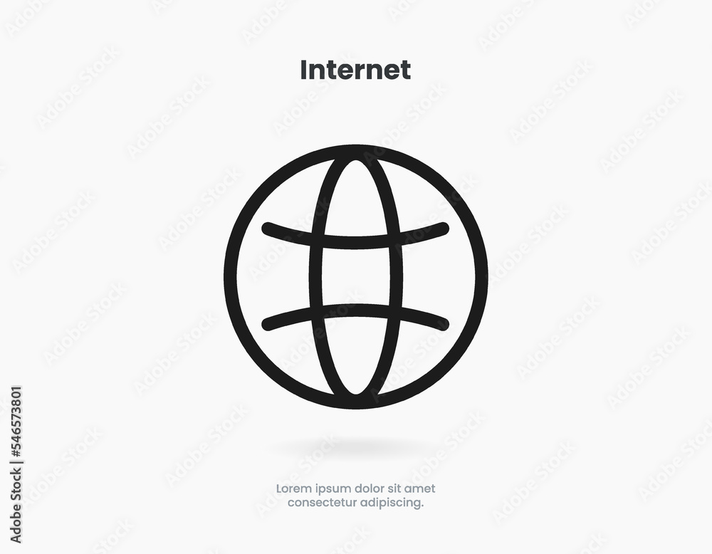 Web search symbol. Internet icon. Go to web icon. Http address sign. Globe network www website icon with isolated white background for UI UX mobile app Web search symbol. Internet icon. Go to web icon. Http address sign. Globe network www website icon with isolated white background for UI UX mobile app