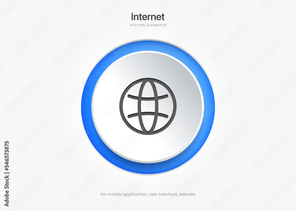 Web search symbol. Internet icon. Go to web icon. Http address sign. Globe network www website icon with isolated white background for UI UX mobile app Web search symbol. Internet icon. Go to web icon. Http address sign. Globe network www website icon with isolated white background for UI UX mobile app