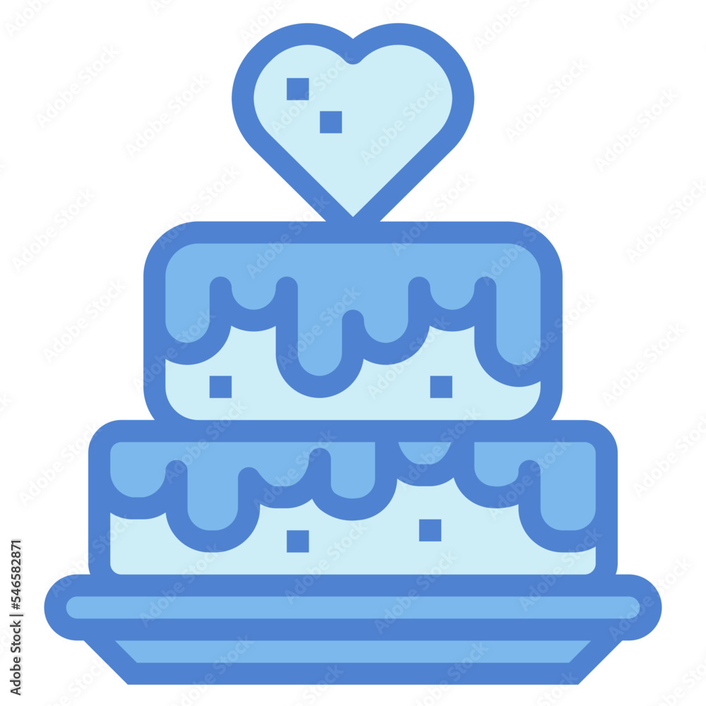 cake two tone icon style cake two tone icon style