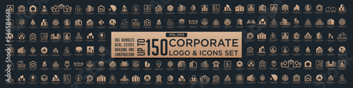 Set of Building, Real Estate, and Construction logo design inspiration.