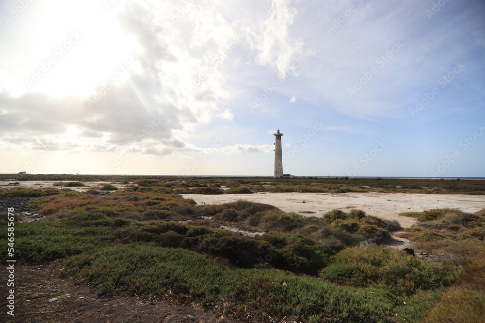Lighthouse alone in Morro Jable