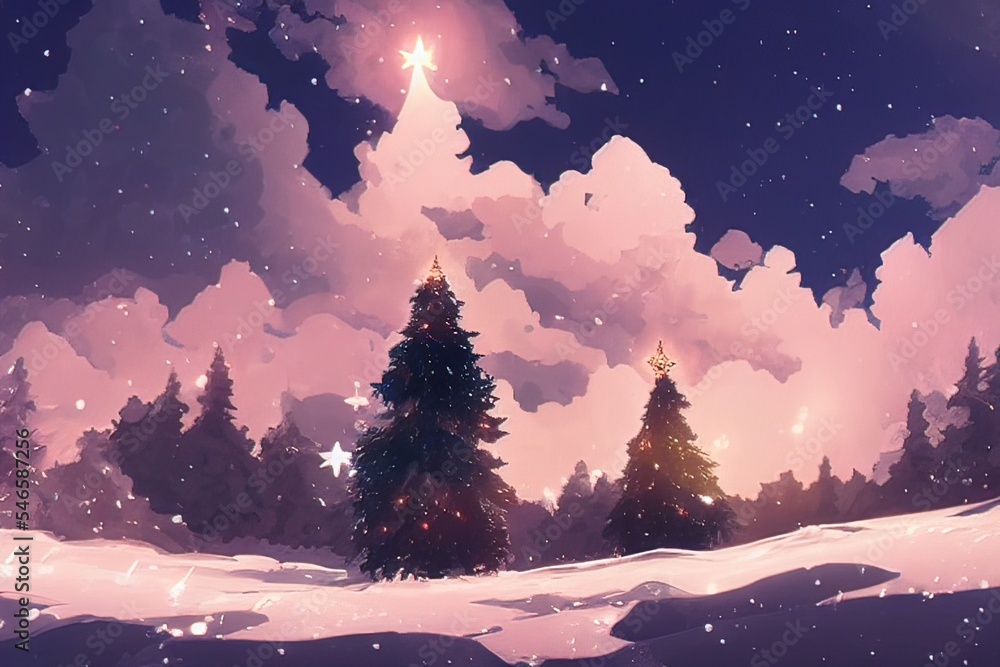 christmas tree in christmas holiday as background christmas tree in christmas holiday as background