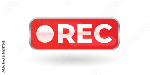 Recording Button Vector illustration