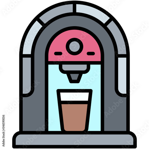 Coffee maker icon, Coffee shop related vector