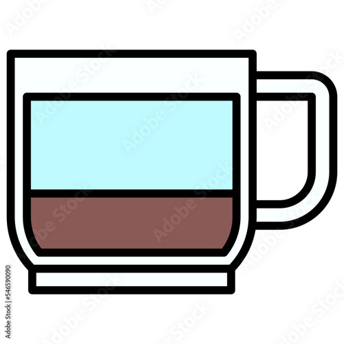 Americano icon, Coffee shop related vector