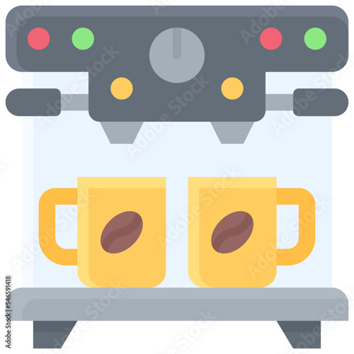 Expresso machine icon, Coffee shop related vector