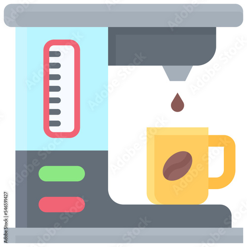 Coffee machine icon, Coffee shop related vector