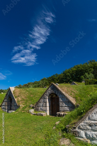 Gombos-hegyi pincesor in Hercegkut, UNESCO site, Great Plain, North Hungary