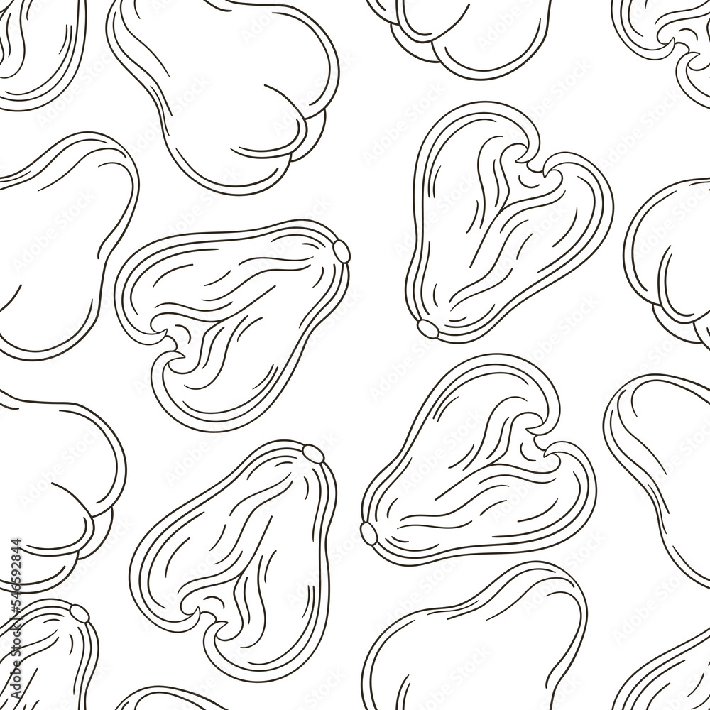 Coloring Seamless pattern with tropical fruits. Illustration in hand draw style Coloring Seamless pattern with tropical fruits. Illustration in hand draw style