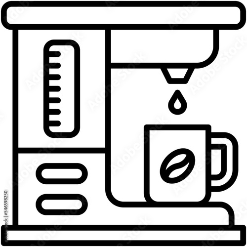 Coffee machine icon, Coffee shop related vector