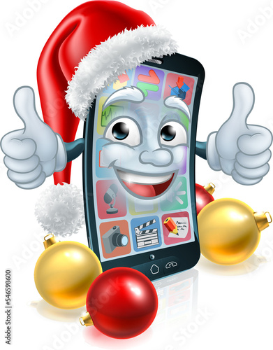 Christmas Cartoon Mobile Ce...