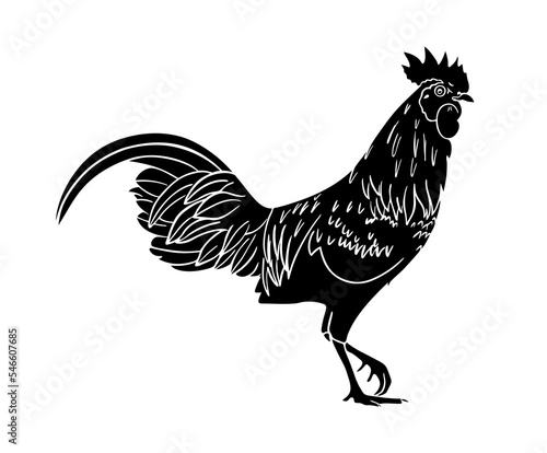 Chicken Rooster Farm Animal Silhouette