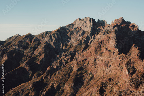 Aesthetic mountain landscape, Madeira island